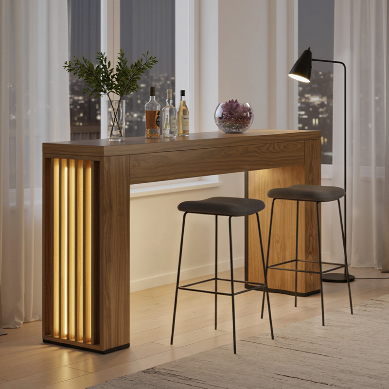 Console Moderne 150×30×80cm – Table D’entrée Marron Rustique – Style Industriel – Facile À Assembler – Pour Salon Et Couloir