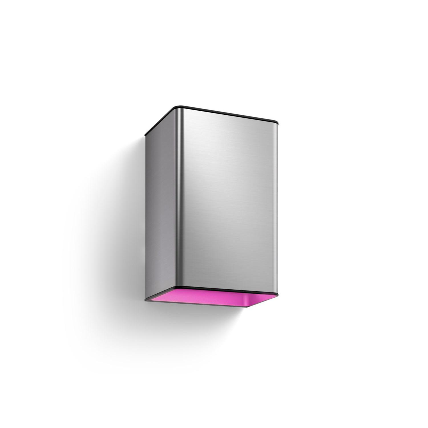 Philips Led-Wandleuchte Aussen White Color 2X8w Hue Resonate Inox Rgbw - Bild 5