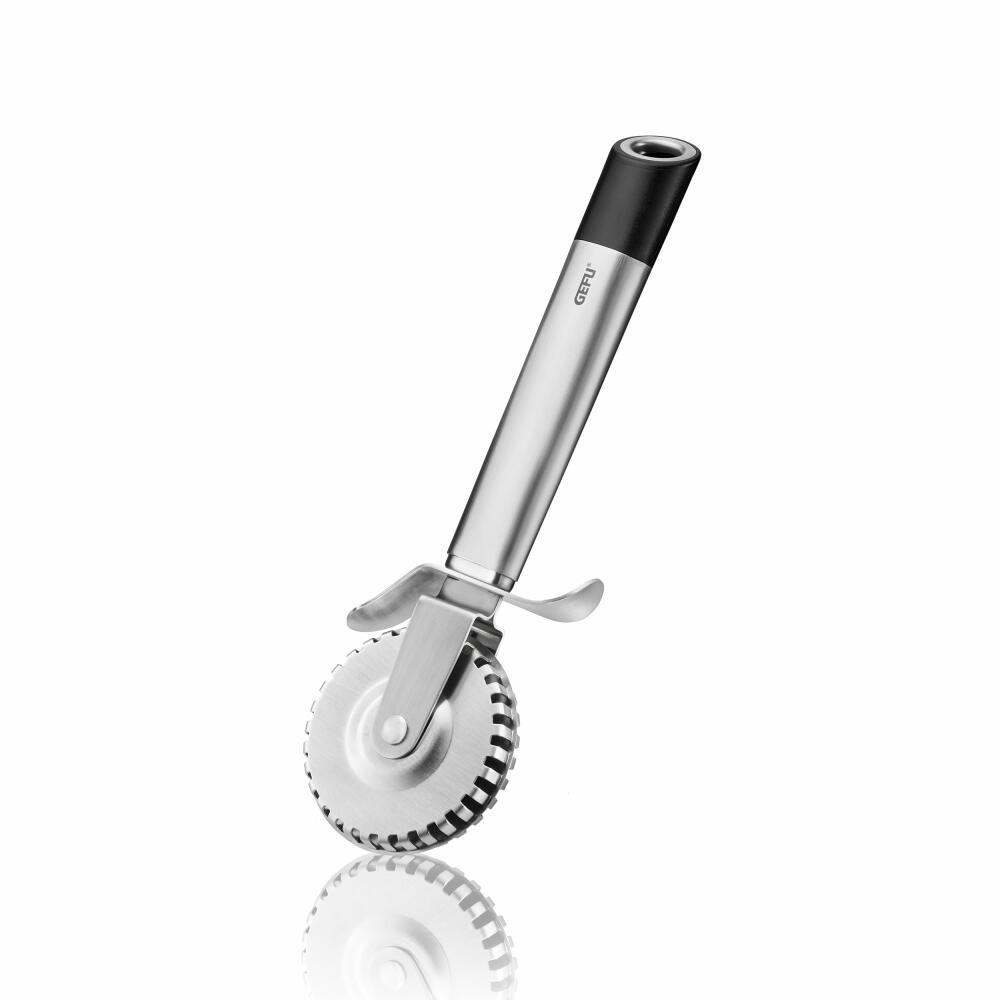 Gefu Schwarz Ravioli- Und Maultaschenrad Primeline, Pastaroller, Edelstahl, Kunststoff, Silber, 29221