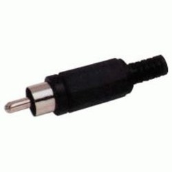 Rca Connettore Maschio In Plastica Nero 4040n cc 006b