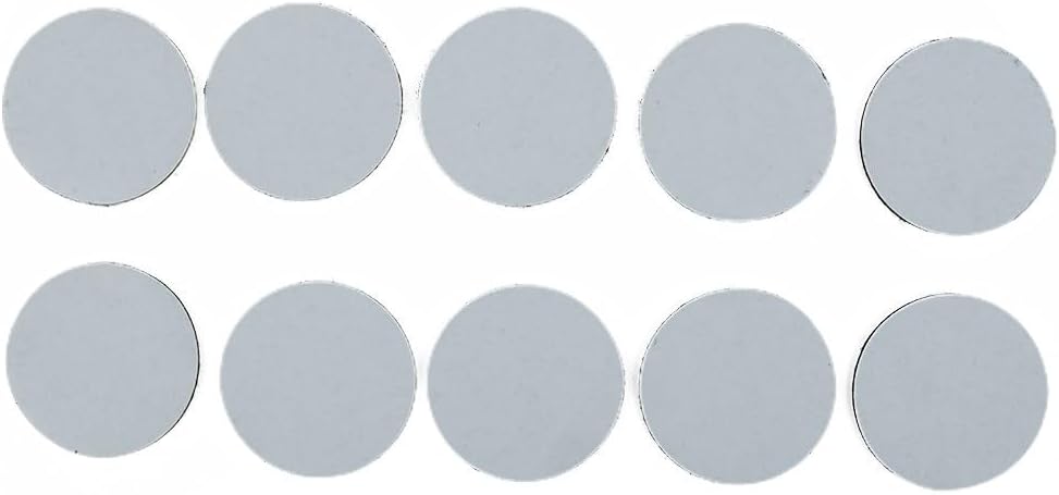 Patins antidérapants ronds réutilisables pour tapis et moquettes, lot de 10