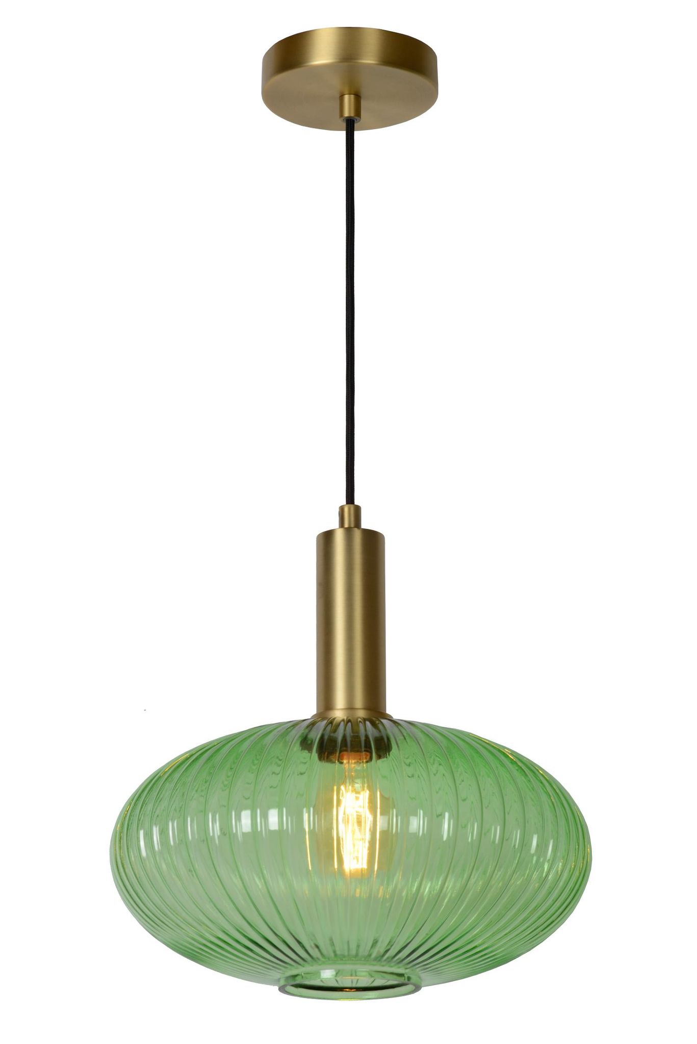 Lucide MALOTO - Pendelleuchten - Ø 30 cm - 1xE27 - Grün - Bild 3