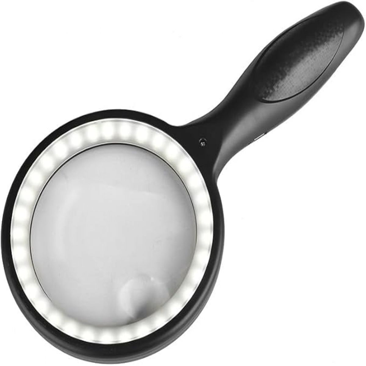 Loupe à main 30x et 60x, 33 LED à 3 niveaux, 200 g, USB rechargeable
