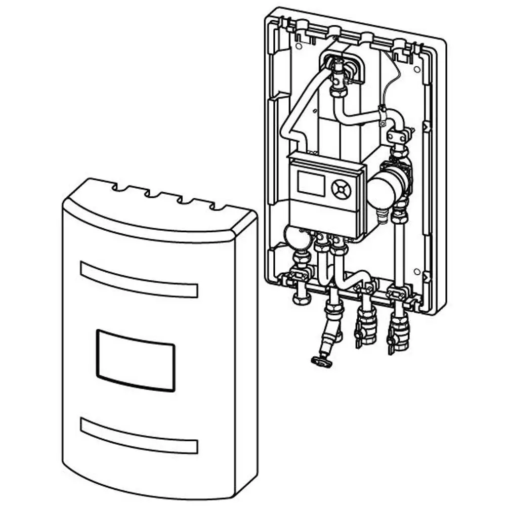 Uponor Central Port Frischwasserstation Perfect 25, 1130419
