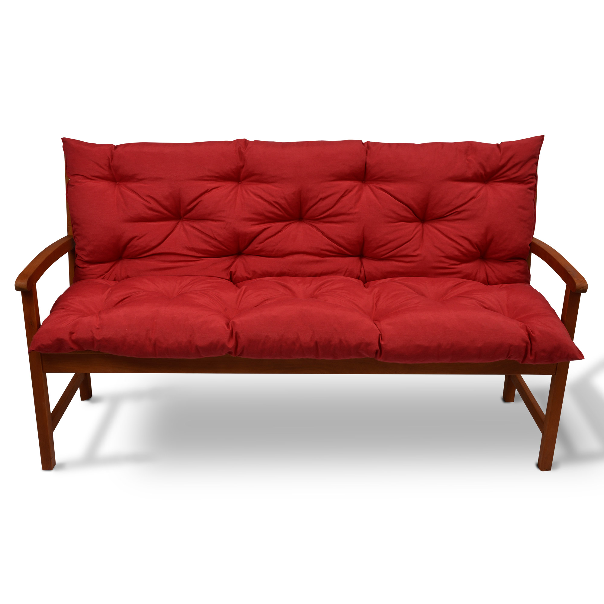 Coussin Pour Banc De Jardin Flair Br Rouge, 120x100x10 Cm - Beautissu