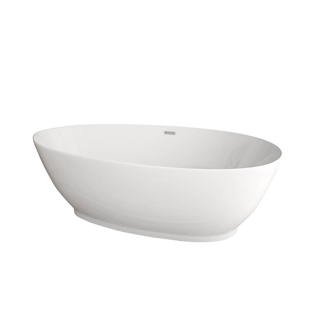 HOME DELUXE Freistehende Badewanne DELIA - 180 x 90 cm