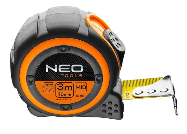 Neo Stahlmaßband 3 M X 16 Mm, Magnet
