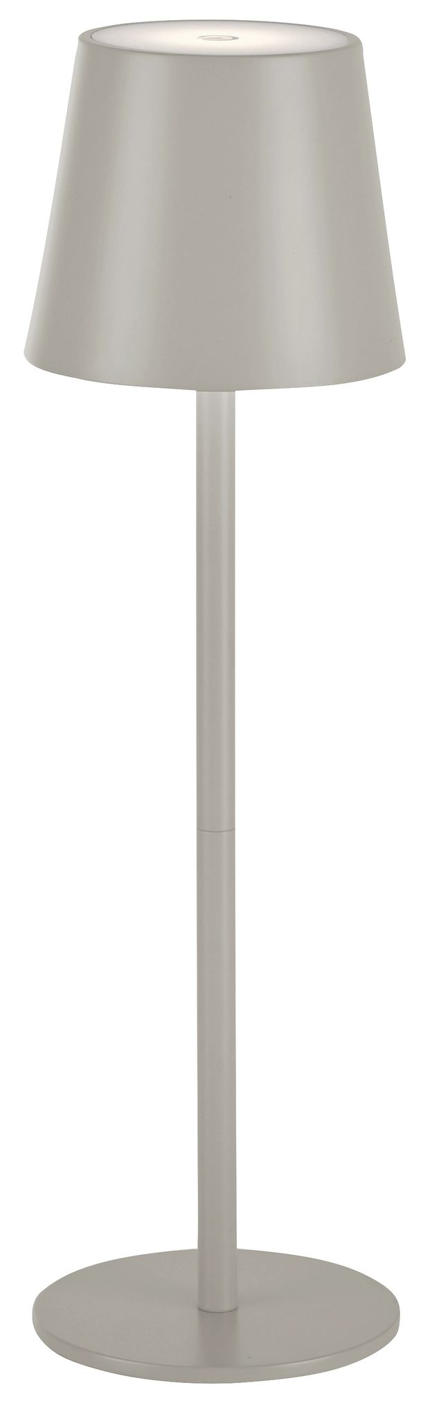 Tischleuchte Tischlampe Led Außen- Innenleuchte Beistlellampe Touchdimmer Greige