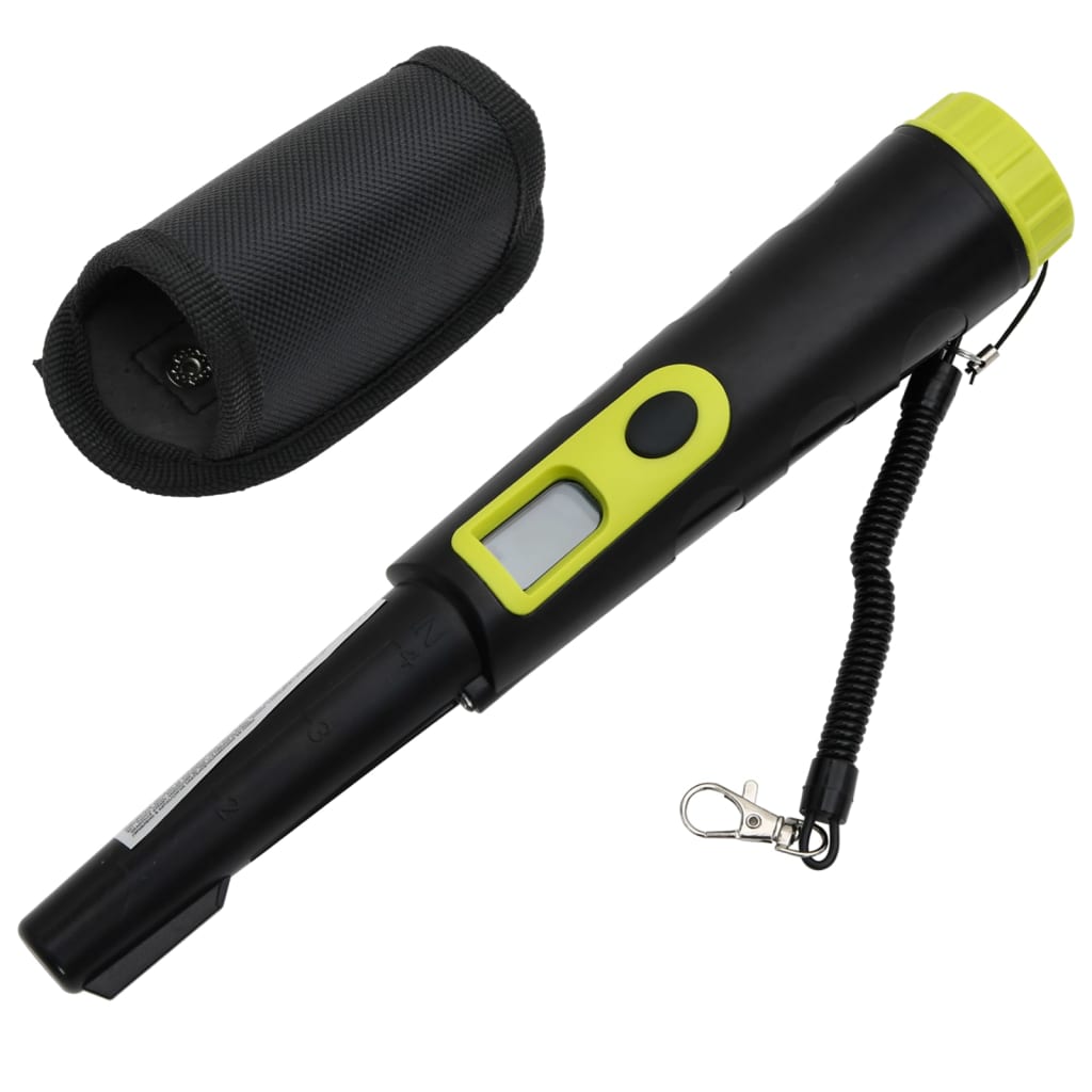 Vidaxl - Pinpointer Metal Detector With Lcd Display Black And Yellow
