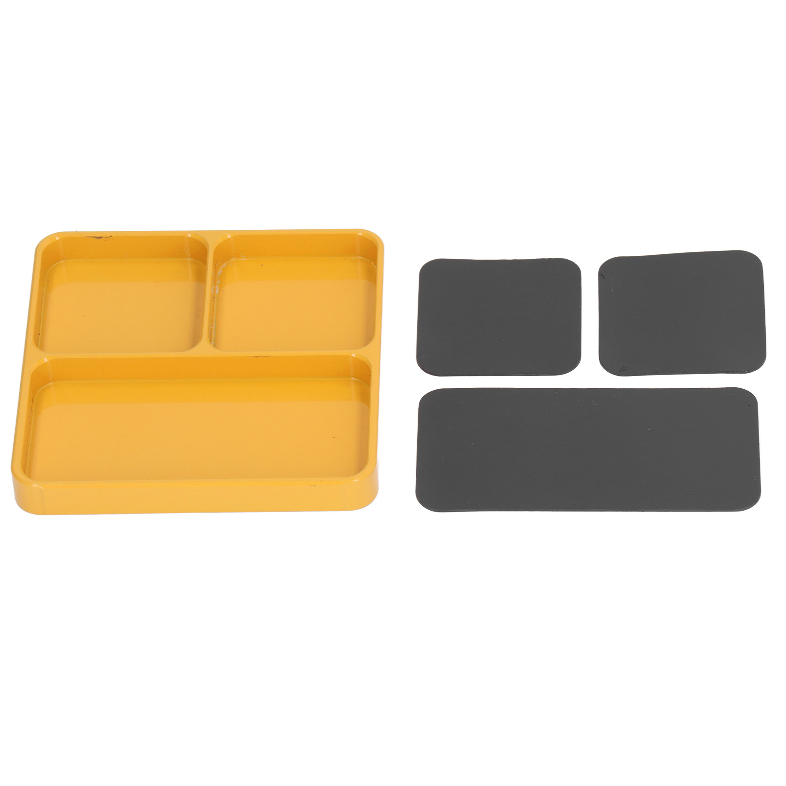 Plateau magnétique pour outils en alliage d'aluminium, résistant à la chaleur, 13,8 x 11 x 2 cm, LEDE
