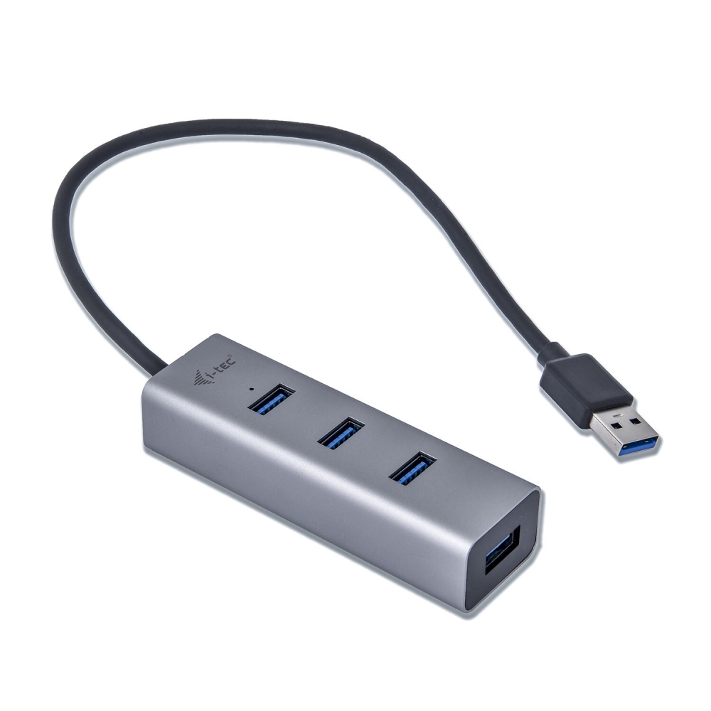 Grau I-Tec Usb-A Hub 4 Port Usb 3.0 Metall Passiv (U3hubmetal403) - Bild 12