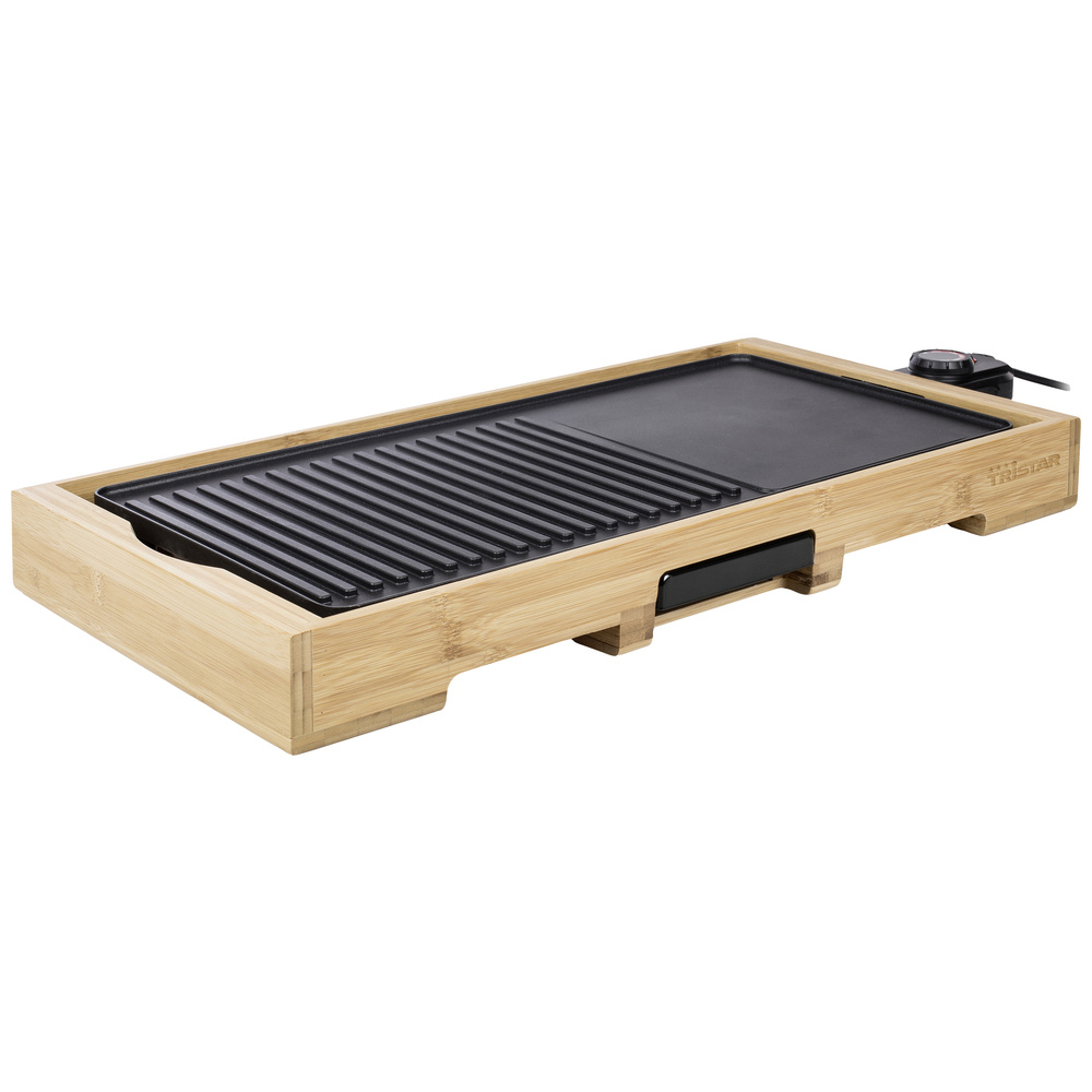 Tristar Schwarz - Plancha Elektrogrill 2200W 51X25,4Cm Bp-2641