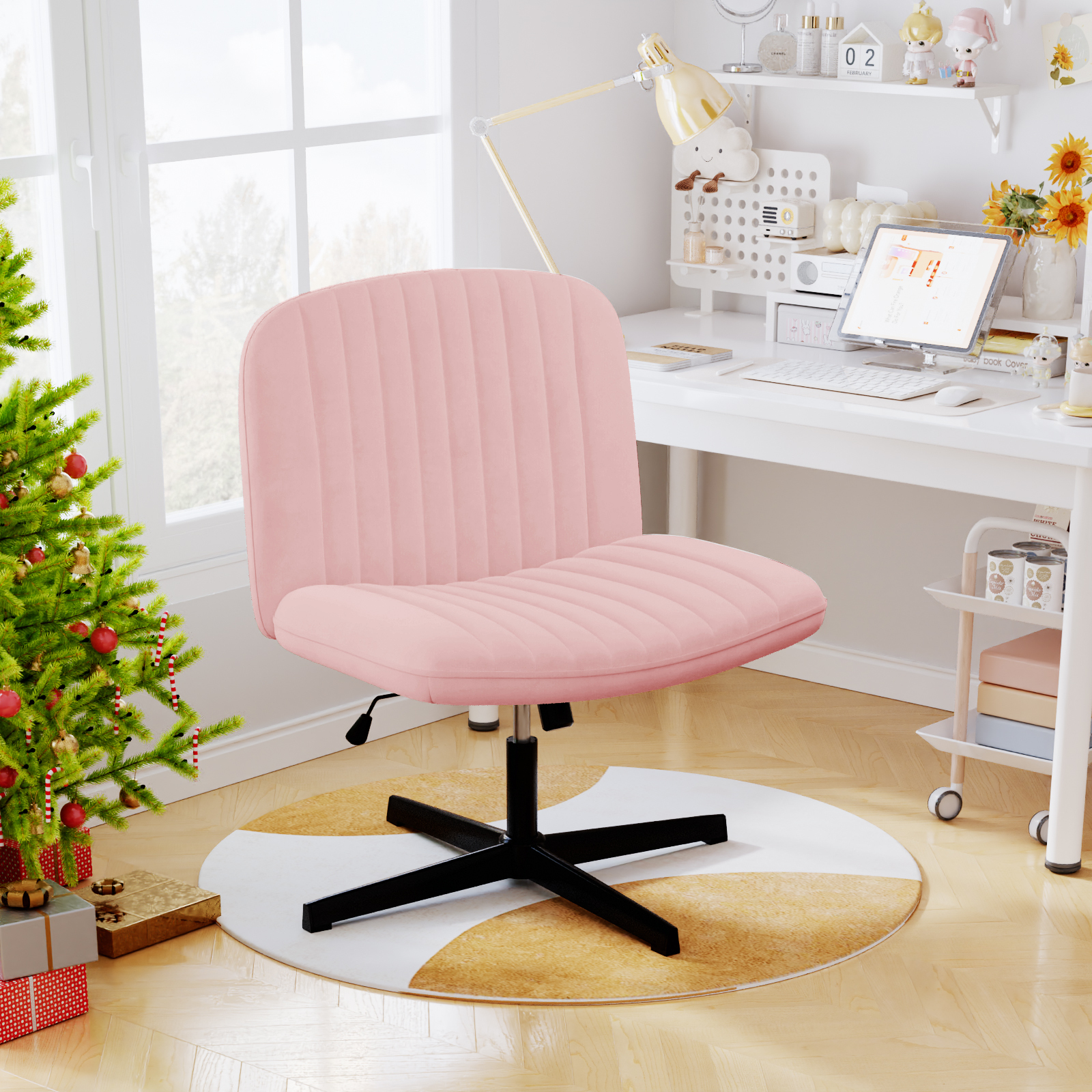 Xhomrattan Chaise De Bureau Sans Accoudoirs