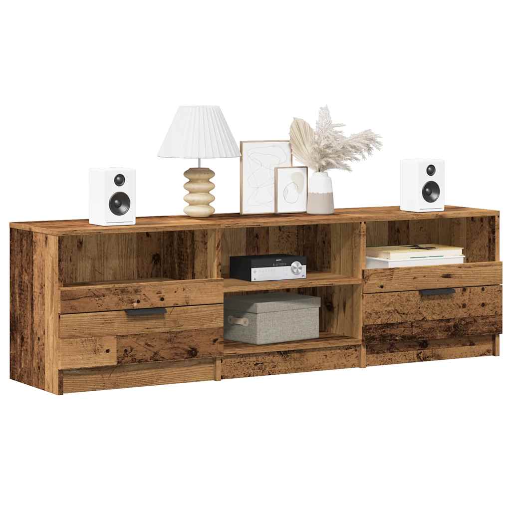 Vidaxl - Meuble Tv Vieux Bois 150x33,5x45 Cm Bois D'Ingénierie