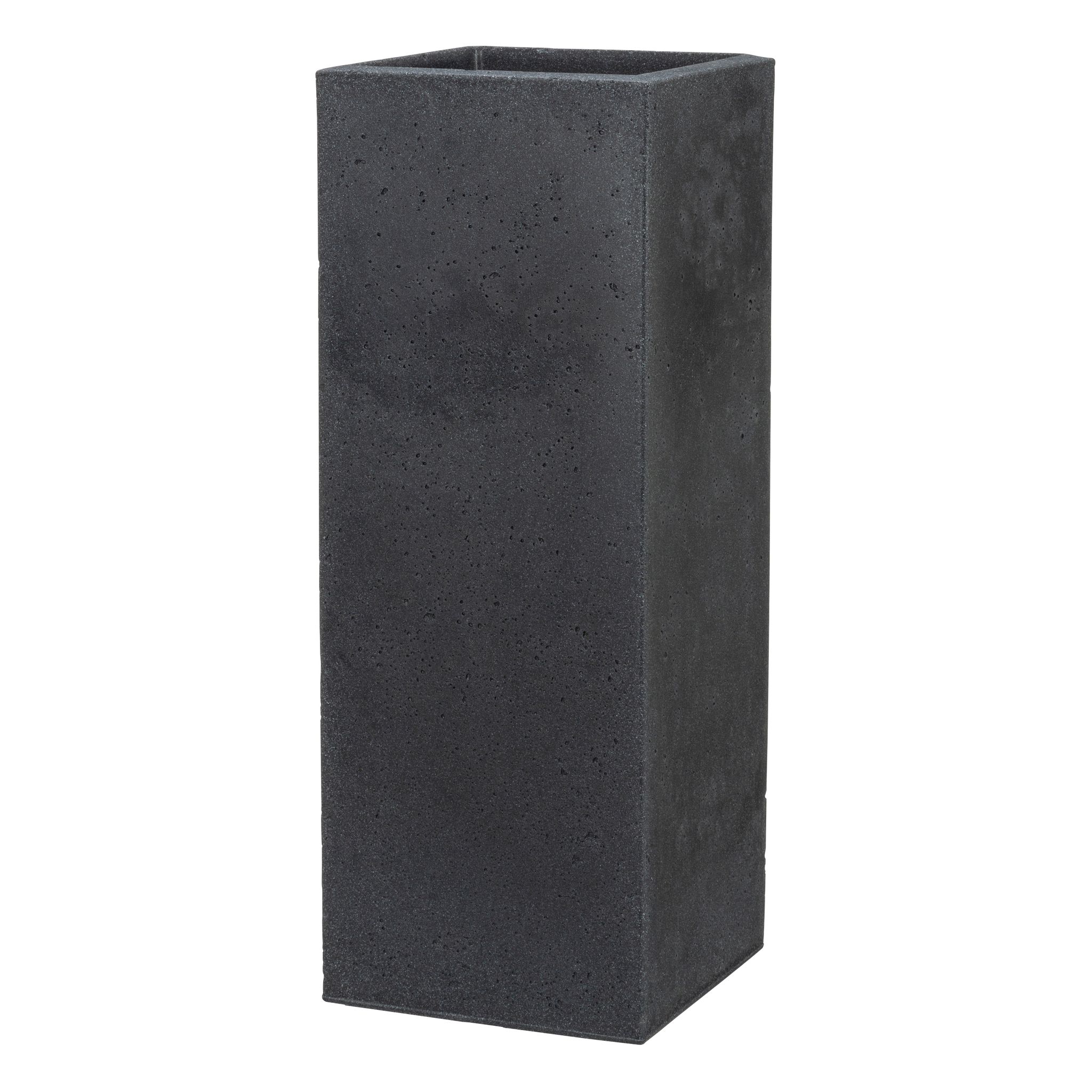 Scheurich Schwarz Pflanzgefäß 'C-Cube High', Stony Black, Ca. 26 X 26 X H 70 Cm - Image 5