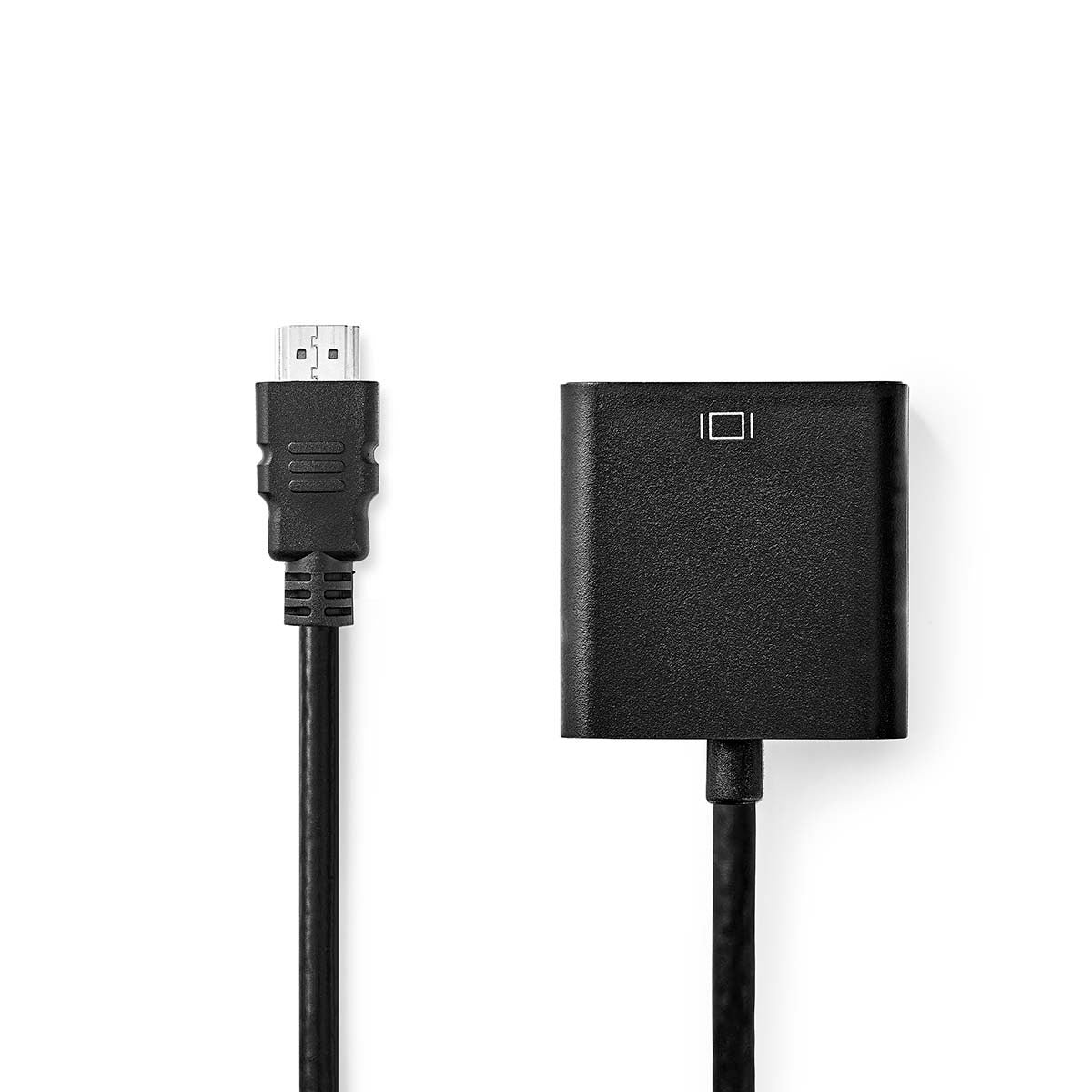 Nedis Hdmi-Zu-Vga-Kabel - 0,20 M - Nickelbeschichtet - Auflösung 1920X1200 - Schwarz - Bild 5