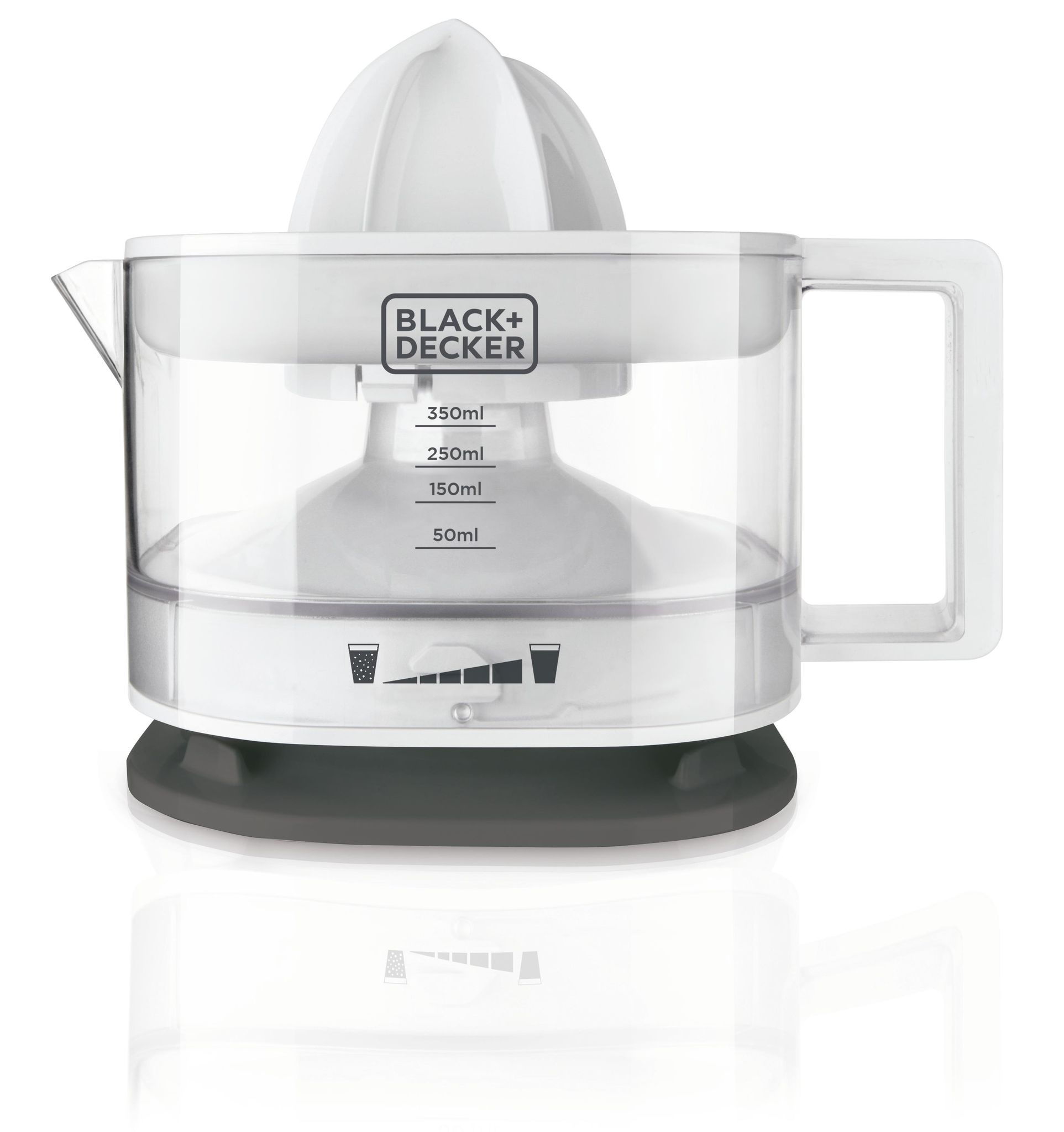 Black+Decker - BXCJ25E Zitruspresse, 25, Kunststoff, 350 milliliters, Weiß - Bild 3