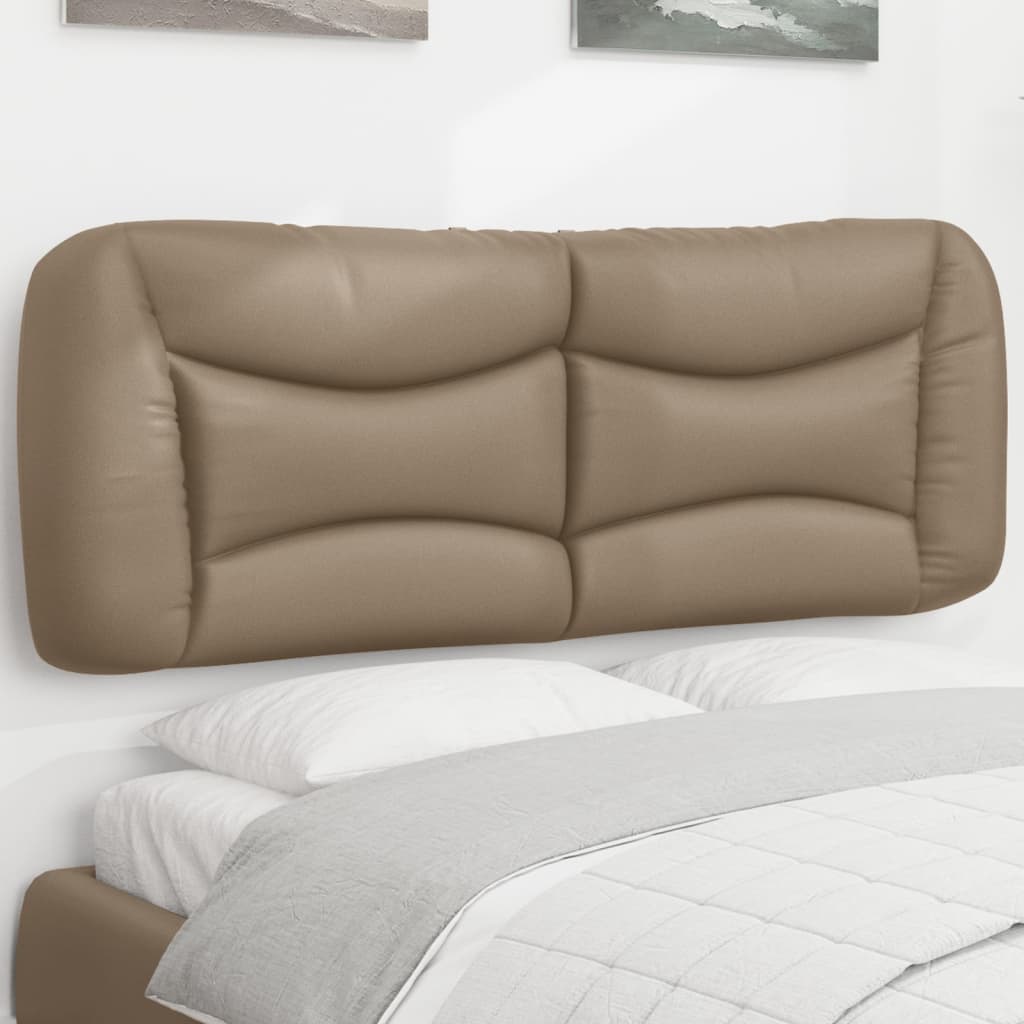 Coussin De Tête De Lit Cappuccino 120 Cm Similicuir Vidaxl