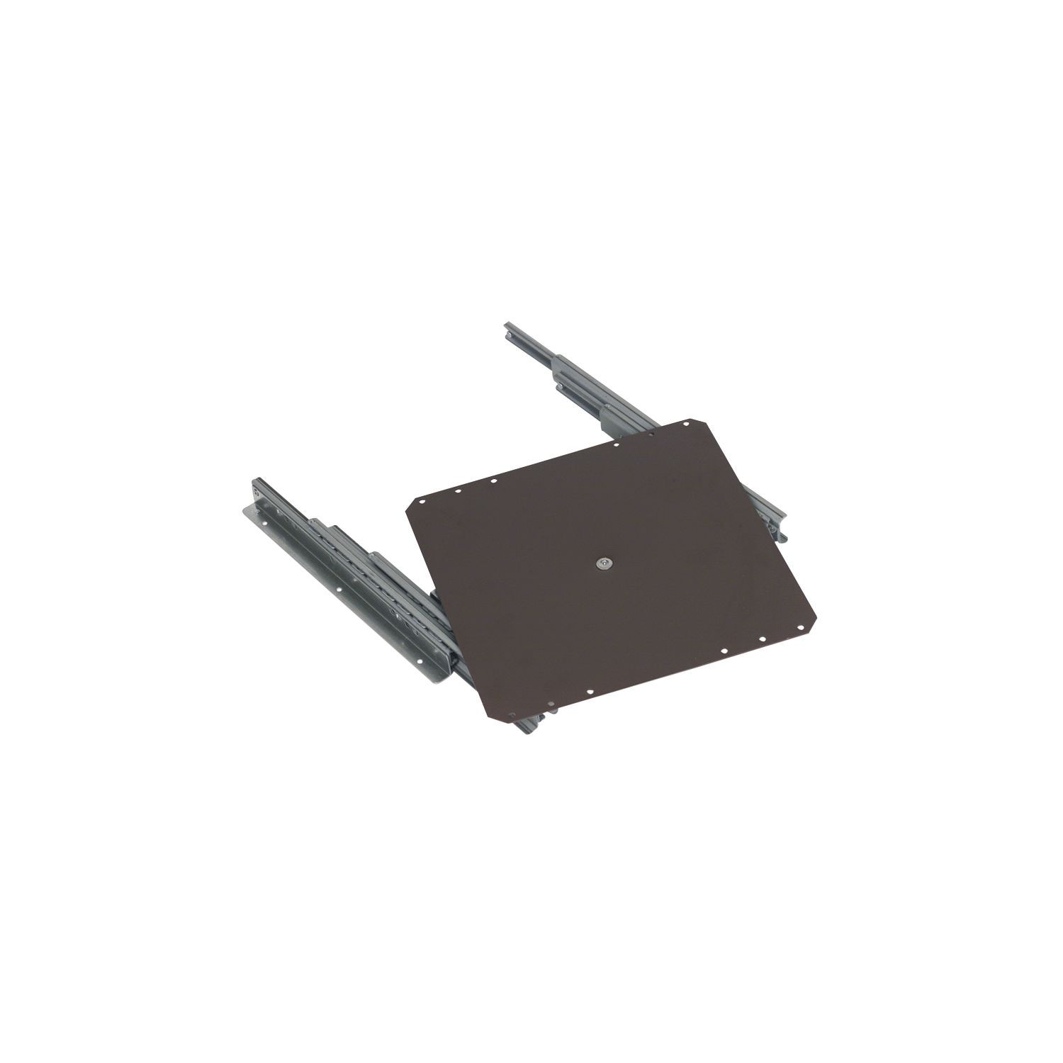 No Brand - Tv-Halterung Mit Vollauszug, Halter Ausziehbar 320X320 Mm, Stahl Schwarz 8066430024292