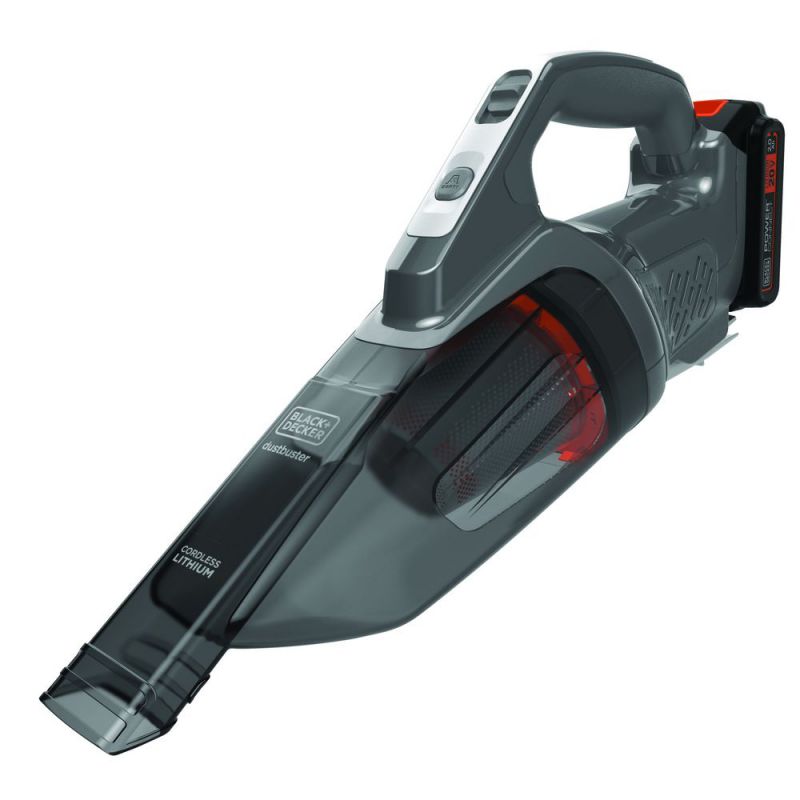 Black & Decker Schwarz Black+Decker - Akku-Handstaubsauger 18V, 1X 1,5 Ah Akku, Ladegerät Bchv001c1-Qw