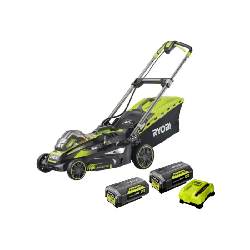 Pack Ryobi Rlm36x41h-50 36v - 2 Batterie 36v Lithiumplus 4.0ah - 5.0ah Ryobi