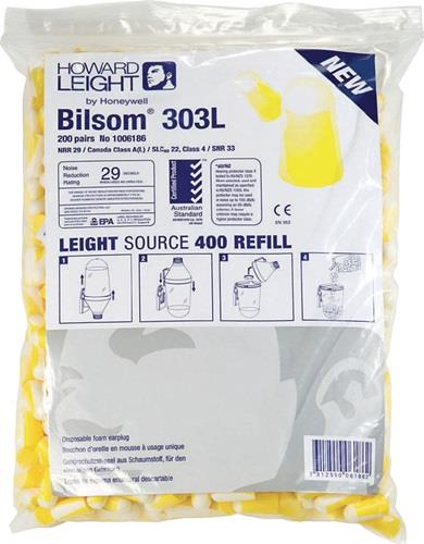 Bilsom Gelb Nachfüllpack Gehörschutzstöpsel 303L (1006186)