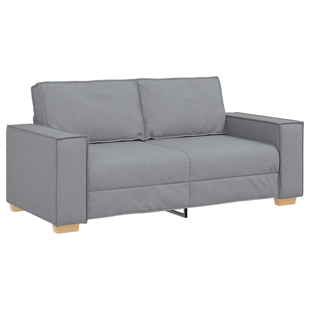 4104980 2-seater Sofa Light Grey 180x78x84 Cm Fabric Vidaxl