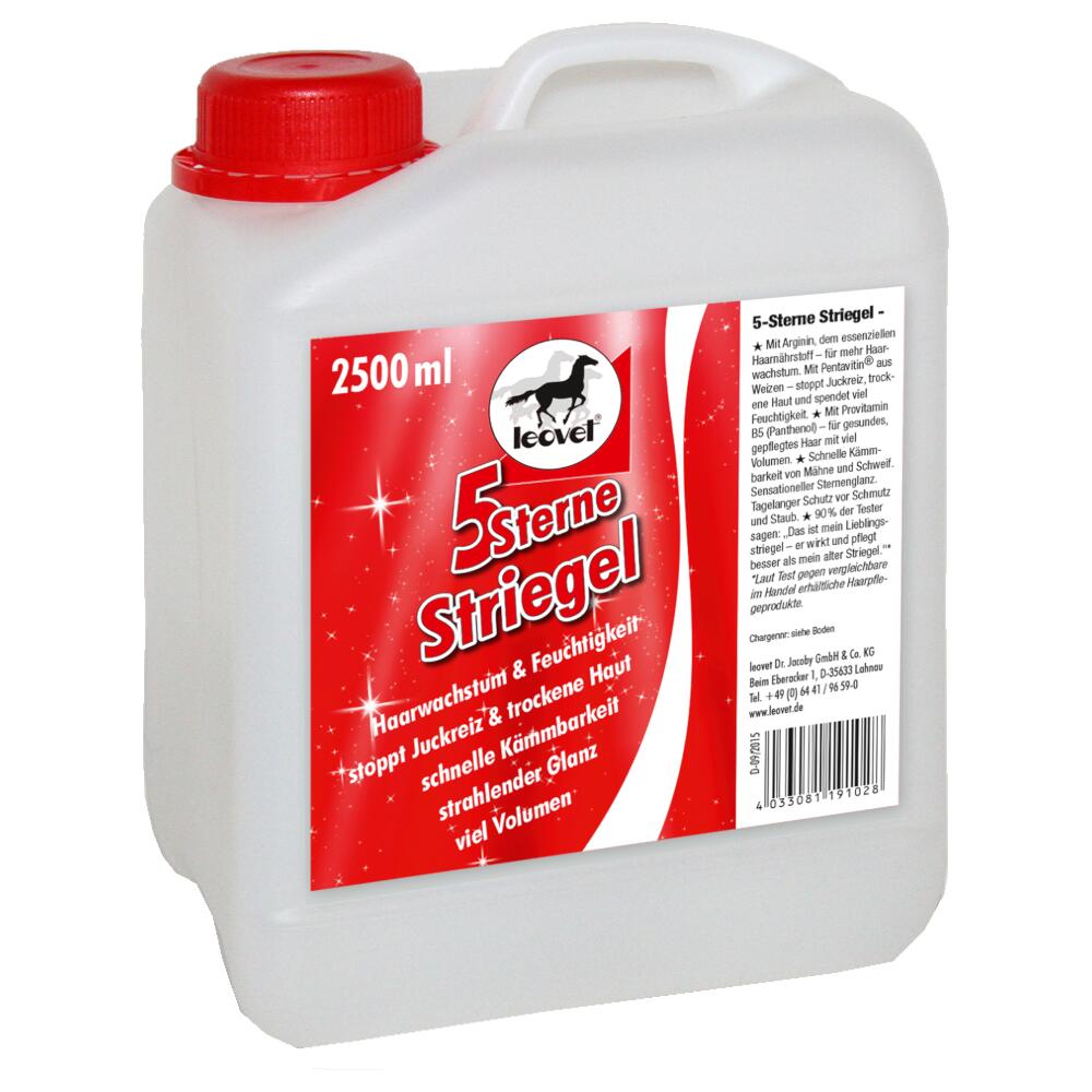 Leovet - 5 Sterne Striegel 2500 Ml Mähnenstriegel Fellstriegel Permium Striegel 4033081191028
