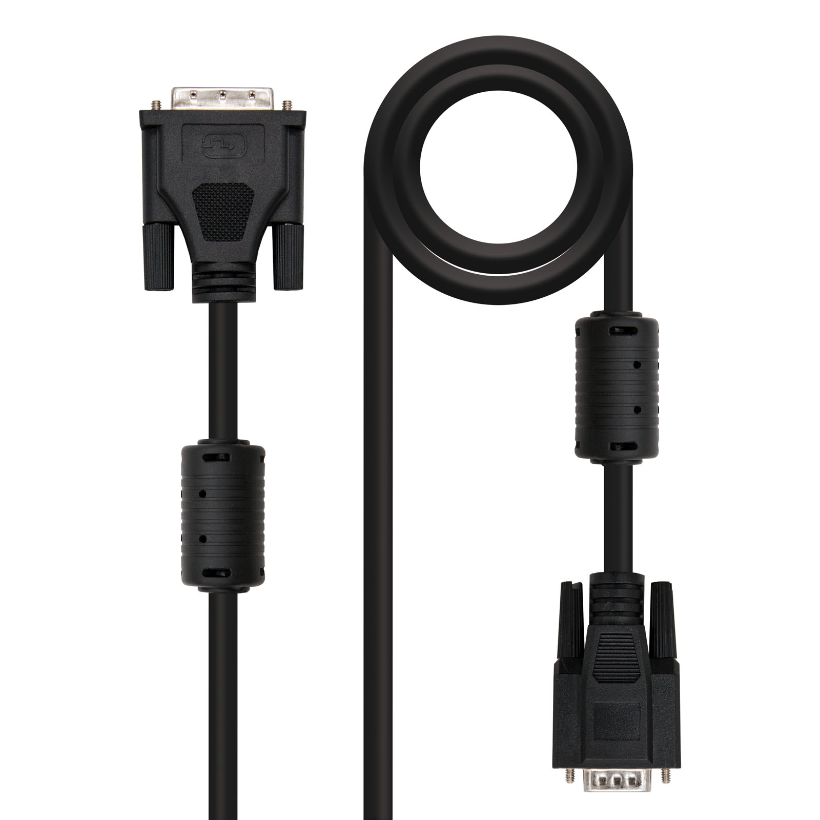 Nanocable DVI - VGA, 5m (5 m), Videokabel, Schwarz - Bild 4