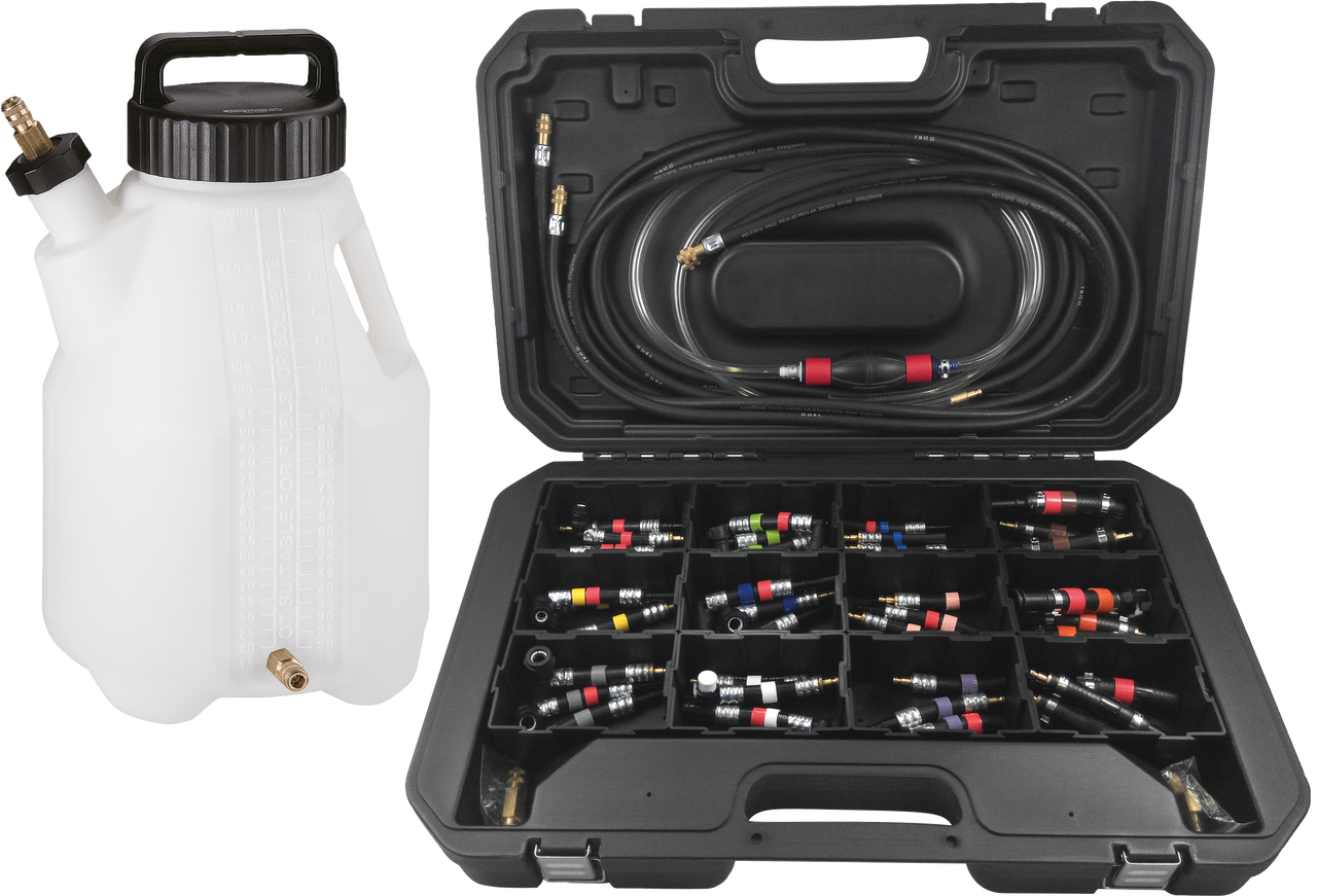 Kstools Schwarz Ks Tools Kraftstoffsystem Prüf- Und Reinigungs-Satz, 43-Tlg
