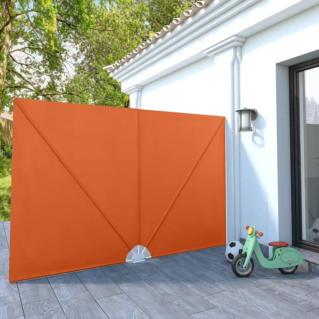 Vidaxl - Collapsible Terrace Side Awning Terracotta 300x200 Cm