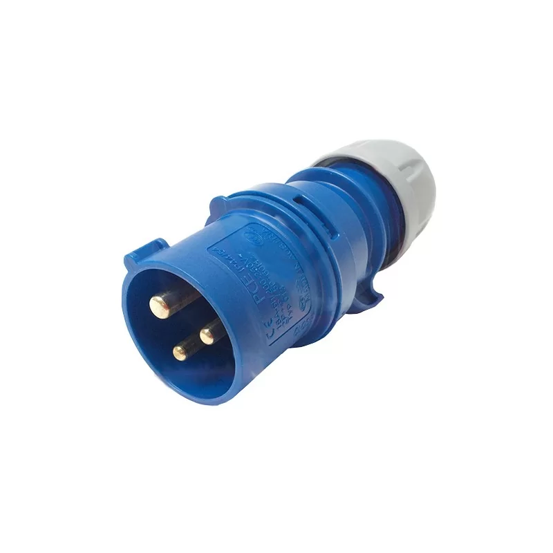 Pce Blau Tragbarer Stecker 32A 3P 230V Ip44 Shark 023-6 - E143cy-Pd002