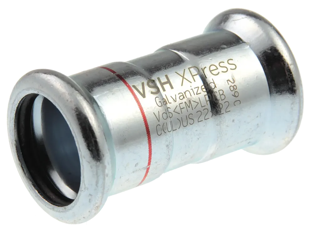 Vsh Grau Xpress C-Stahl Muffe I/I 76,1 Typ C1401, 6206200