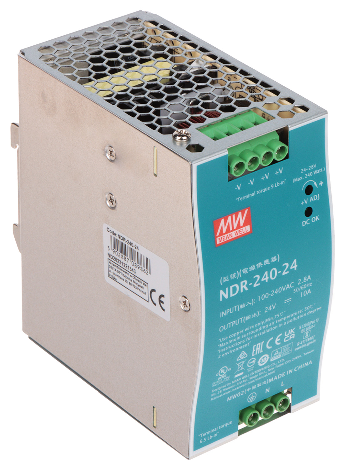 Oem Schaltnetzteil Ndr-240-24 Mean Well