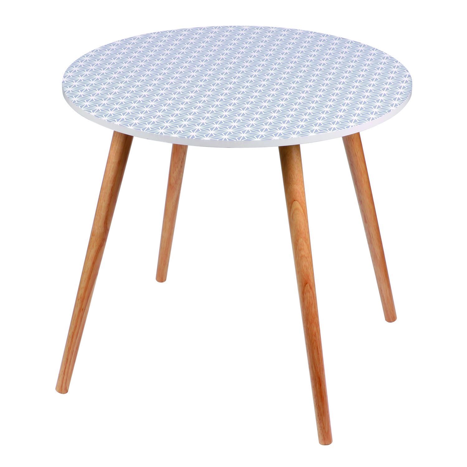 Urban Living - Table D'Appoint Scandinave Fjord - Diam. 48 Cm