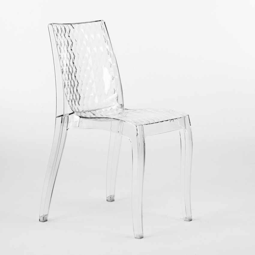 Grand Soleil – Chaise Empilable En Polycarbonate Transparent – Confort