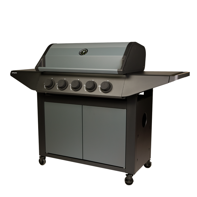 Maestro Ferretero Barbacoa de Gas Burn 80 Premium de 5 Quemadores con Plancha