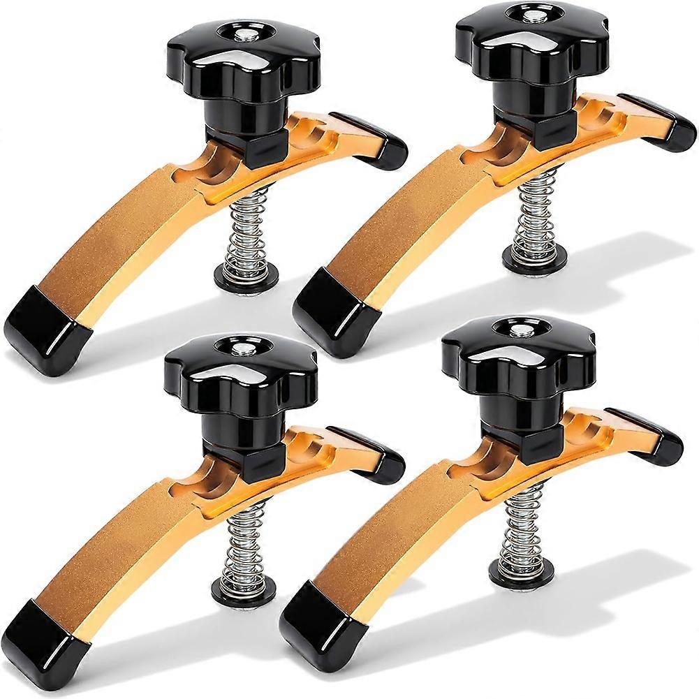 Serre-joint à rainure en T, plage étendue 13,7 cm, pièces jusqu'à 7,6 cm, 3 rainures, lot de 4