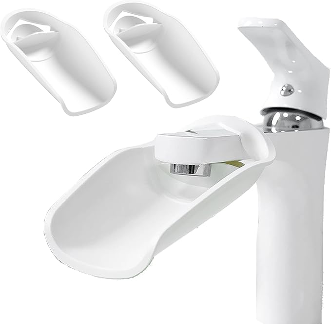 Ccykxa Pack Wasserhahnverlängerung, Wasserhahnverlängerung Für Kinder, Wasserhahnverlängerung, Für Kinder, Die Sich Die Hände Waschen, Küche, Badezimmer, Weiß