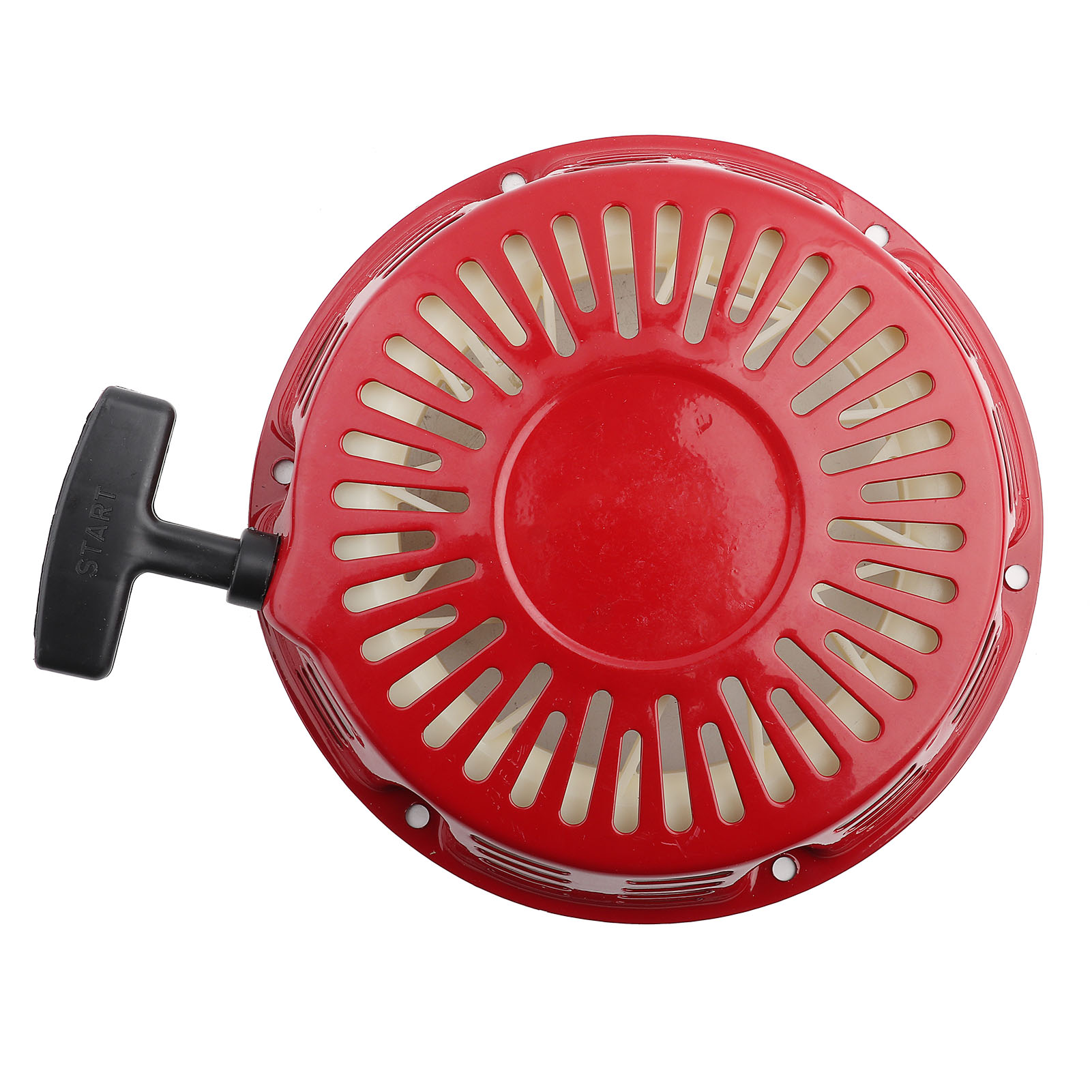 Lanceur de démarrage à rappel pour GX240 GX270 8cv 9cv 173F 3,5 kW, métal rouge et noir, Ø 19,5 cm