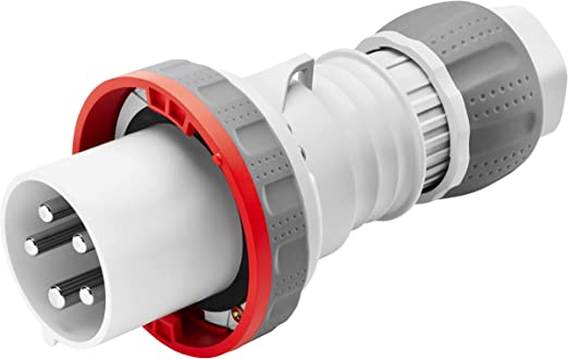 Gewiss - Prise mobile 3P+T+N 125A IP67 rouge 380V GW60061H
