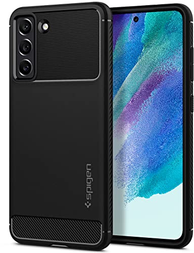 Spigen Rugged Armor (Samsung Galaxy S21 FE, Samsung Galaxy S21 FE 5G), Smartphone Hülle, Schwarz - Bild 4