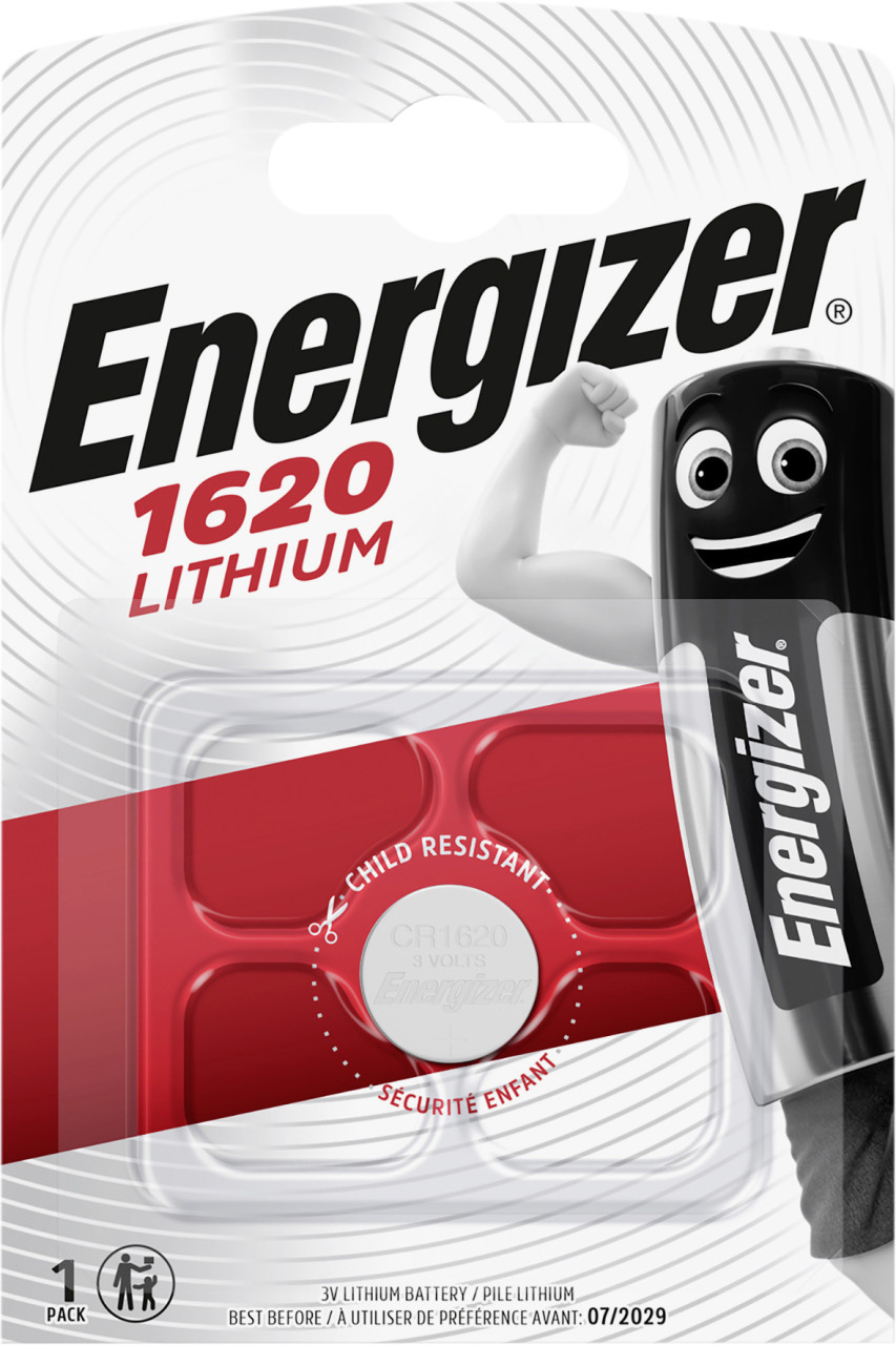 Energizer - Knopfzelle Cr 1620 3 V 1 St. 79 Mah Lithium Cr1620