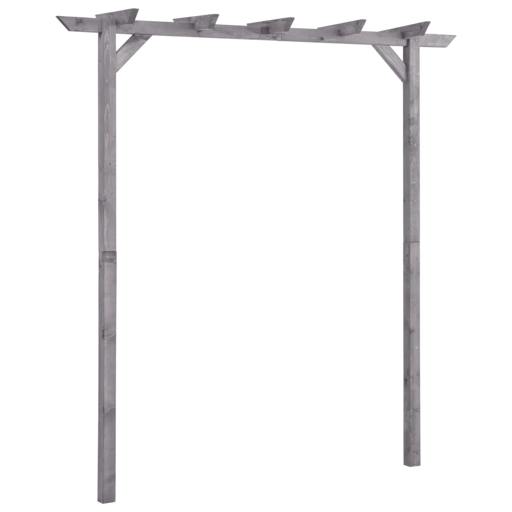 vidaXL Pérgola de Jardín de Madera de Pino Impregnada 200x40x205 cm