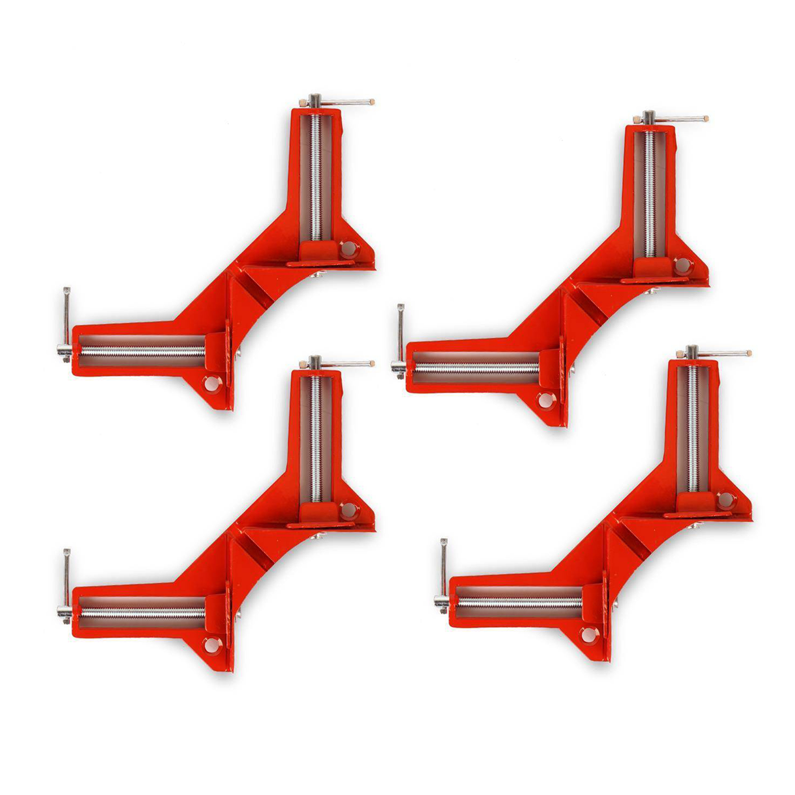 Pinces d'angle 90° en alliage d'aluminium, serre-joints pour menuiserie, cadre photo et aquarium, lot de 4