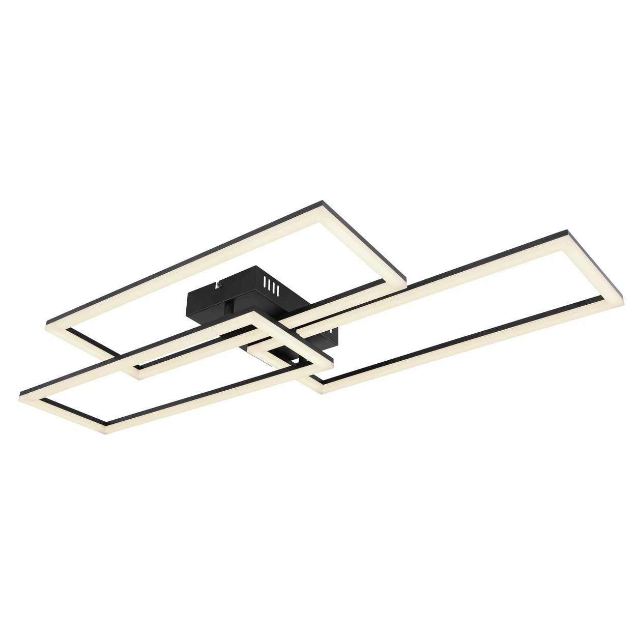 Globo Schwarz Tiny Deckenlampe 67247-58, B/H/T: 90 X 8 X 40 Cm, Kunststoff, Metall - Bild 4