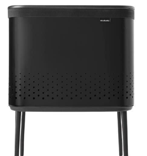 Brabantia Bo Cestino Per La Biancheria Nero 60 Litri Pratico