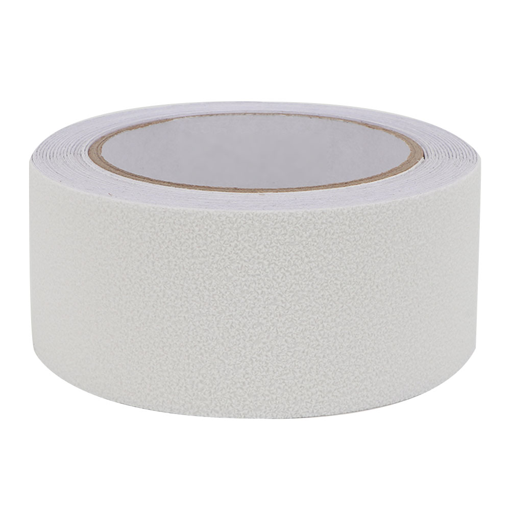 Ruban antidérapant PEVA pour escalier, 50 mm x 5 m, adhésif, blanc