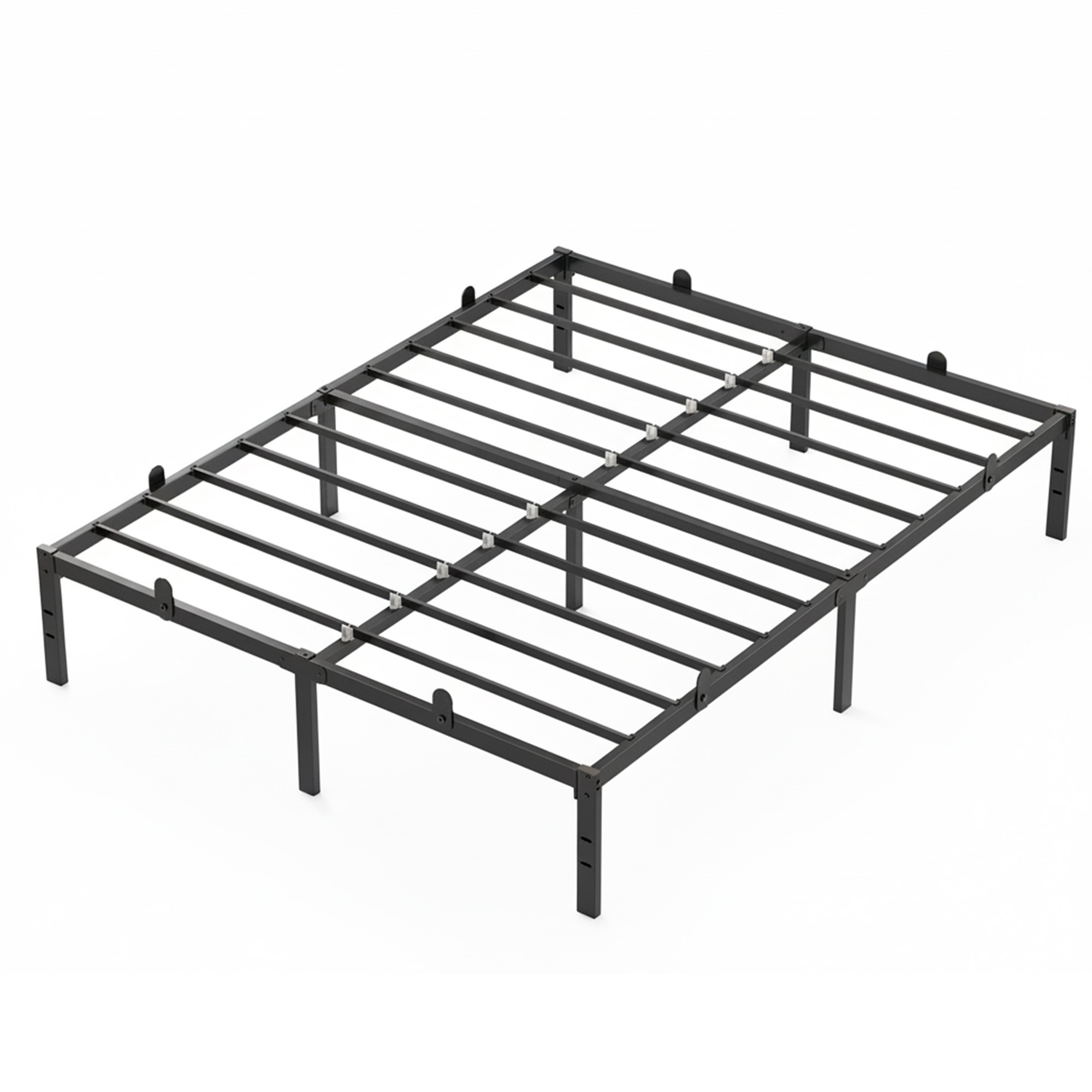 Vasagle – Lit Double 140 X 190 Avec Rangement Sous Le Sommier – Cadre