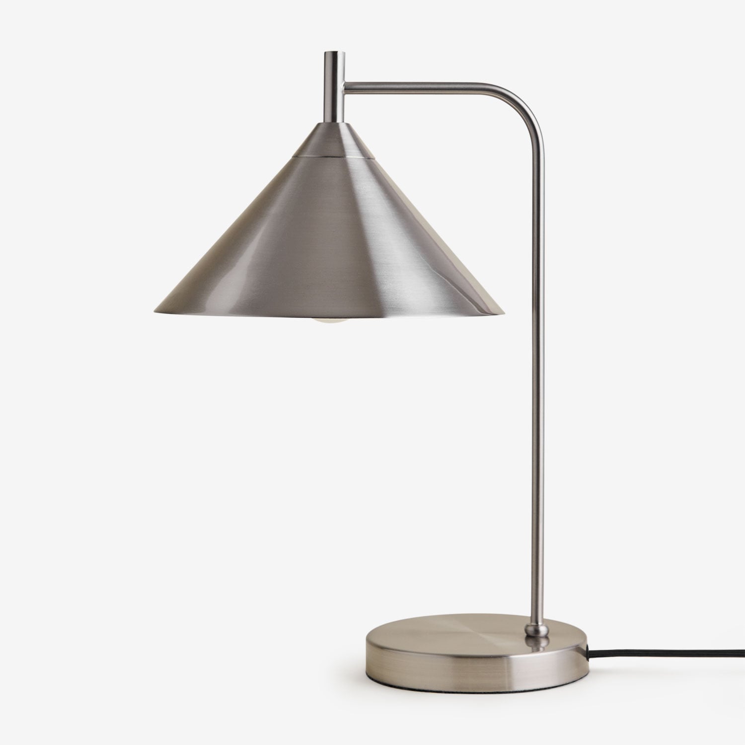 Lampe De Table En Fer Cambrea Sklum Gris Brossé